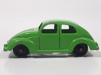 Vintage Tootsie Toys Volkswagen Beetle Bug Green Die Cast Toy Car Vehicle