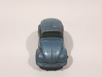 Vintage Lesney No. 25 Volkswagen Beetle Bug Light Metallic Blue Die Cast Toy Car Vehicle