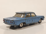 Vintage Corgi Toys Chevrolet Corvair Light Blue 3 3/4" Long Die Cast Toy Car Vehicle with Opening Rear Engine Cover Made in Gt. Britain