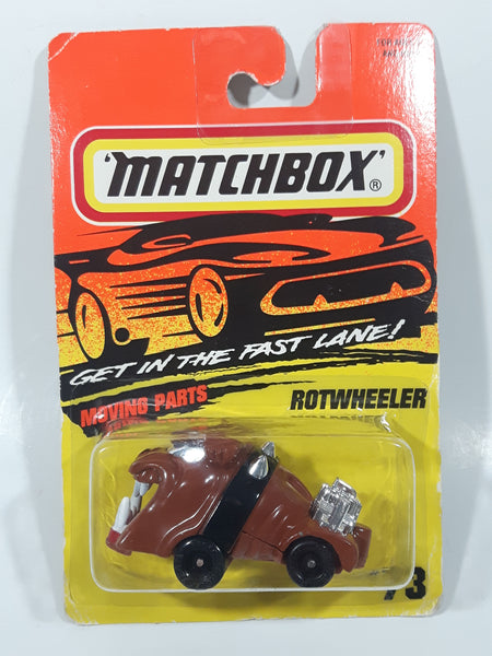 1995 Matchbox #78 Rotwheeler Brown Die Cast Toy Car Vehicle New in Package
