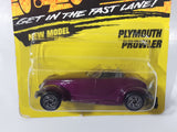 1995 Matchbox Super Fast New Model #34 Plymouth Prowler Concept Dark Purple Die Cast Toy Car Vehicle New in Package
