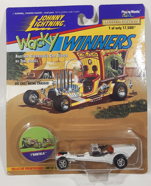 1996 Playing Mantis Johnny Lightning Wacky Winners Series No. 1 Limited Edition 1 of 17,500 T'rantula White Die Cast Toy Car Vehicle New in Package
