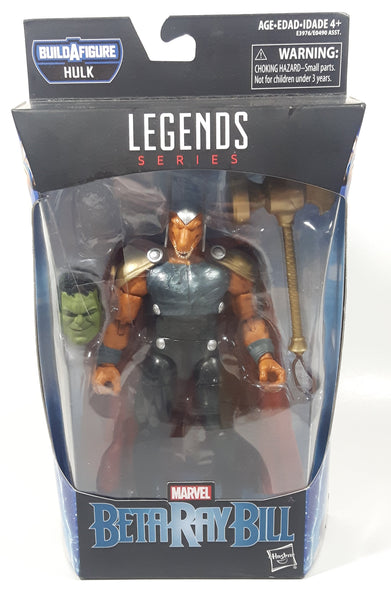 2018 Hasbro Marvel Comics Legends Series Build A Figure Beta Ray Bill 6 1/2" Tall Toy Action Figure with Box Missing One Hulk Head