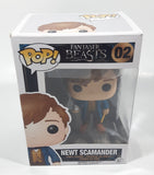 Funko Pop! Fantastic Beasts #02 Newt Scamander 4" Tall Vinyl Toy Figure New in Box