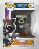 Funko Pop! Marvel Guardians Of The Galaxy Vol. 2 #201 Rocket 4" Tall Vinyl Bobble-Head Toy Figure New in Box