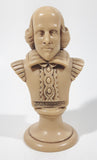 Shakespeare 5 1/4" Tall Resin Bust Ivory Look Resin Sculpture