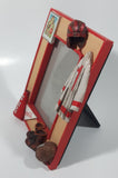 Coca Cola Go Team Football Themed 3D Resin 3 1/2" x 5" Picture Frame