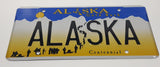 Alaska Gold Rush Centennial Novelty Souvenir Metal Vehicle License Plate Tag ALASKA