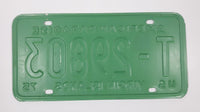 Vintage 1975 US Virgin Islands American Paradise Taxi Cab White Letters Green Metal Vehicle License Plate Tag T 29803