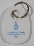 Vintage 1988 Royal Doulton 1924 Chrysler Canada Commemorative #1 Bone China Promotional Key Chain Ring