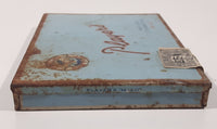Vintage 1950s Player's 50 Navy Cut Cigarettes "MILD" Tin Case w/ partial Excise Tax Stamp