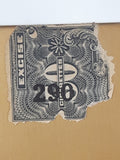 Vintage 1950s Player's 50 Navy Cut Cigarettes "MILD" Tin Case w/ partial Excise Tax Stamp