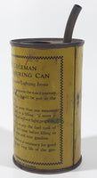 Vintage Coleman Measuring Can for Instant Lightning Irons 5 1/4" Tall Yellow Metal Pourer