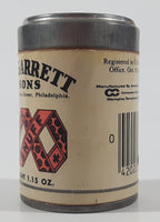 Vintage W.E. Garrett & Sons American Snuff Co. Quality Snuff Since 1782 Scotch Snuff Net Weight 1.15 Oz 3" Tall Tin Cardboard Canister with Metal Lid and Paper Label FULL