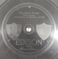 Vintage 1910s Edison #80352 "A Walk In The Forest" Elias Alessios Alessios-De Filippis Mandolin Orchestra "The Glow-Worm" Paul Lineke Imperial Marimba Band 10" Vinyl Record