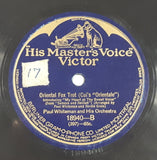 Vintage His Master's Voice Victor #18940 "Oriental Fox Trot" "Three O'Clock in the Morning Waltz" Paul Whiteman and His Orchestra 78 RPM 10" Vinyl Record
