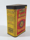 Vintage Keen's Mustard Tin Spice Container 113g 4 oz Colman Foods of Norwich England