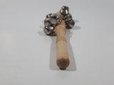 Wood Stick with Bells 7 1/2" Long Musical Instrument Noisemaker Toy