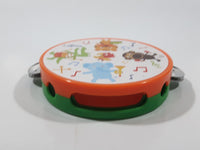 Zoo Animal Themed Tambourine 4 1/2" Musical Instrument Noisemaker Toy