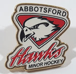 Abbotsford Hawks Minor Hockey Team 3/4" x 3/4" Enamel Metal Lapel Pin