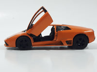 Kinsmart KT 5817 Lamborghini Murcielago LP640 Orange 1/36 Scale Pullback Die Cast Toy Car Vehicle Opening Doors