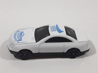 Unknown Brand #555 Racing White Die Cast Toy Car Vehicle