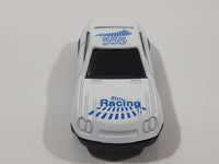 Unknown Brand #555 Racing White Die Cast Toy Car Vehicle