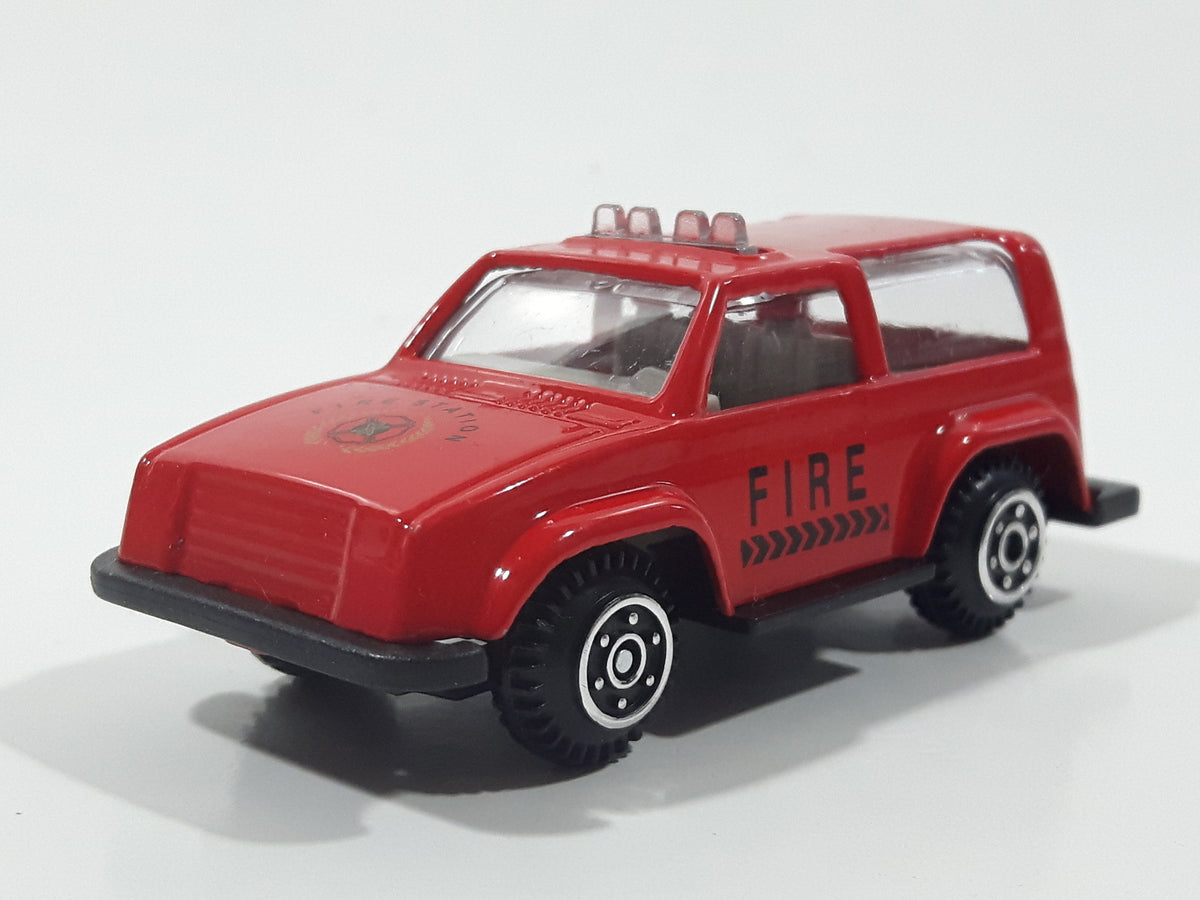 Unknown Brand 8009 #112 Fire Station Red Die Cast Toy Car Vehicle ...