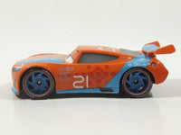 Mattel Disney Pixar Cars Blinker #21 Orange Die Cast Toy Car Vehicle