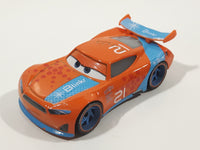 Mattel Disney Pixar Cars Blinker #21 Orange Die Cast Toy Car Vehicle