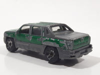 2002 Matchbox Rescue Rookies Chevrolet Avalanche Green 1:75 Scale Die Cast Toy Car Vehicle