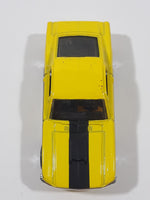 2008 Matchbox '68 Ford Mustang Cobra Jet Yellow Die Cast Toy Muscle Car Vehicle