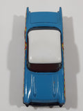 2004 Matchbox Burger Zone '57 Chevrolet Bel Air Hard Top Blue with White Roof Die Cast Toy Car Vehicle