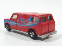 Vintage Yatming Style Ford Econoline E-150 Sports Van Red Die Cast Toy Car Vehicle