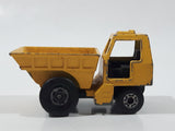 Vintage 1976 Matchbox Lesney Superfast No. 26 Site Dumper Truck Yellow Die Cast Toy Car Construction Equipment Machinery Vehicle - Made in England
