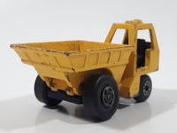 Vintage 1976 Matchbox Lesney Superfast No. 26 Site Dumper Truck Yellow Die Cast Toy Car Construction Equipment Machinery Vehicle - Made in England