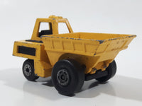 Vintage 1976 Matchbox Lesney Superfast No. 26 Site Dumper Truck Yellow Die Cast Toy Car Construction Equipment Machinery Vehicle - Made in England