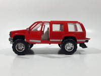 Tootsie Toy Hard Body 1996 Chevy Tahoe Red 1/32 Scale Die Cast Toy Car Vehicle with Opening Doors and Tail Gate