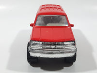Tootsie Toy Hard Body 1996 Chevy Tahoe Red 1/32 Scale Die Cast Toy Car Vehicle with Opening Doors and Tail Gate