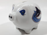 Vancouver Canucks NHL Ice Hockey White Ceramic Piggy Coin Bank Official NHL Product