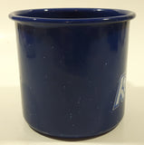 Kokanee Glacier Fresh Beer Dark Blue Enamel Metal Coffee Mug Cup