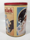 1991 Time For Cracker Jack Limited Edition Popcorn Confection 8" Tall Tin Metal Canister Second In Series