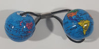 Vintage Earth World Globe Map Hair Tie With USSR Soviet Russia
