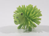 Koosh Ball Style Farm Animal Critter Green Pig 1 3/4" Toy Spiky Figure