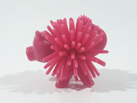 Koosh Ball Style Farm Animal Critter Pink Pig 1 3/4" Toy Spiky Figure