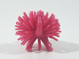 Koosh Ball Style Farm Animal Critter Pink Pig 1 3/4" Toy Spiky Figure