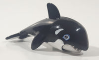 SWI Sea World Orca Killer Whale 3" Long Plastic Toy Figure