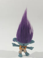 2020 McDonald's Trolls World Tour Party Branch Blue and Purple 5 1/2" Tall Toy Figure