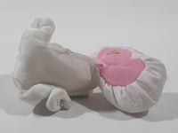 1987 Fisher Price Quaker Oats Smooshies Bunny Rabbit 4" Tall Stuffed Animal Plush Toy