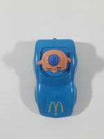 1988 McDonald's Turbo Macs Officer Big Mac Blue Toy Pull Back Friction Motorized Plastic Toy Car Vehicle - Happy Meals